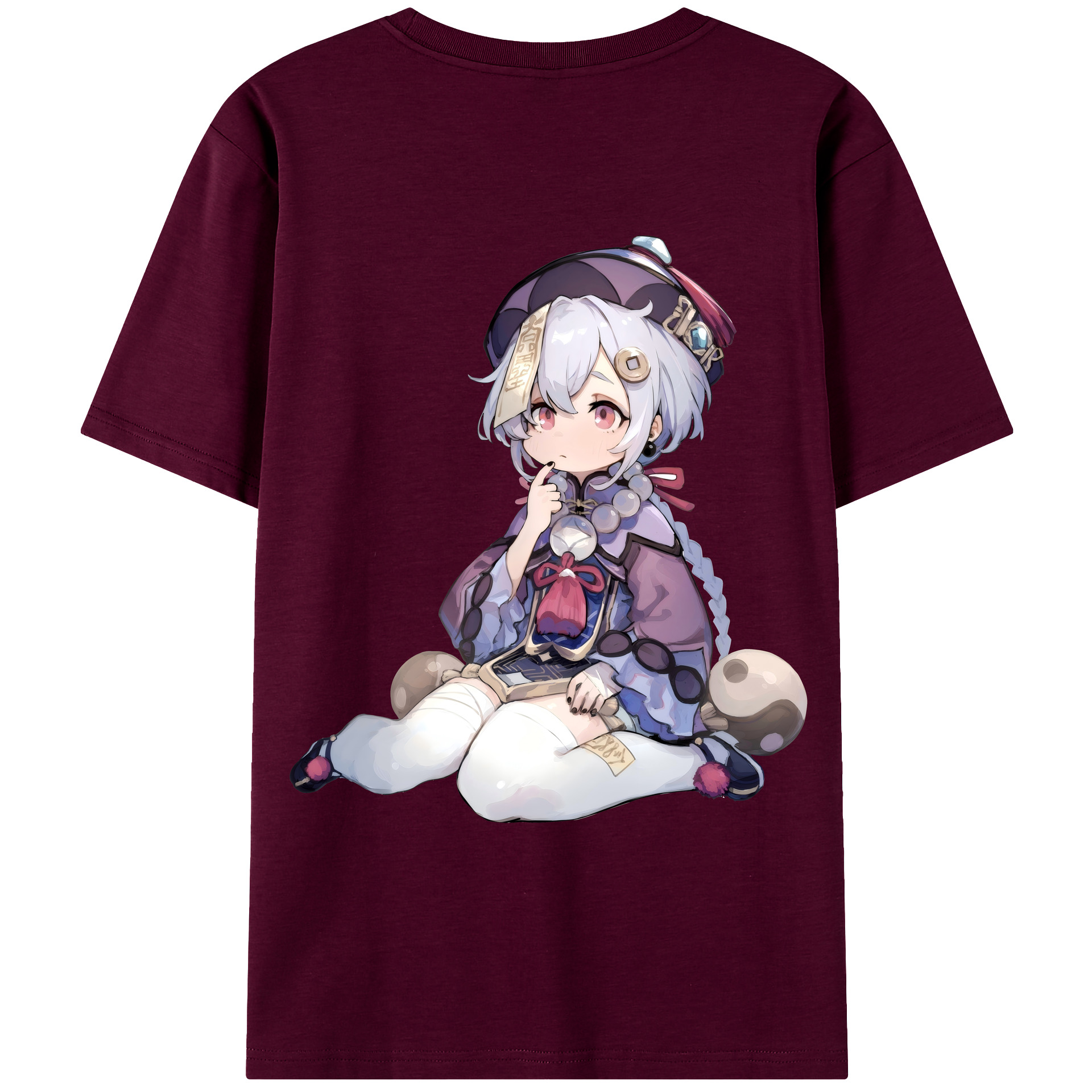 げんし神 七七 なな  genshin Nana レディース半袖Tシャツ(バックプリント)
